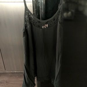 Black Lacy Tank